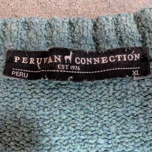 Peruvian Connection Knit Sweater Women's Size XL Crewneck Cozy Lagenlook Quality - Picture 7 of 10